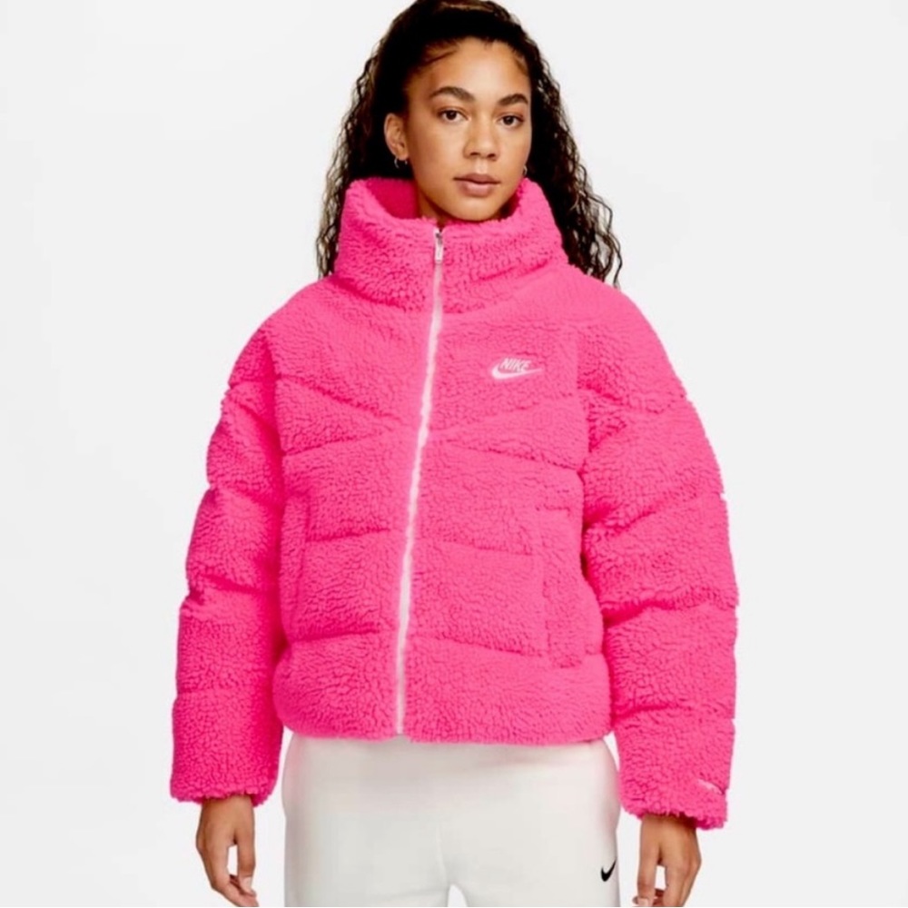 Nike Sportswear Therma-Fit City Synthetic Fill High-Pile Fleece Jacket Puffer XS